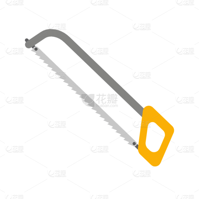 手绘-五金工具2-icon-手工锯