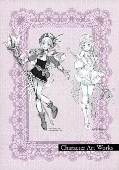 萝洛娜&amp;托托莉的工作室人设人物场景设定集原画集