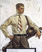 摩登男女&The Arrow的缔造者 | 上世纪美国著名插画师J.C. Leyendecker_Evening : 星期六晚邮报Saturday Evening Post 和箭牌男装The Arrow都是J.C. Leyendecker塑造出的经典作品，这位勤奋而高产的画家不仅影响着插画界，还对广告行业有着巨大的触动…