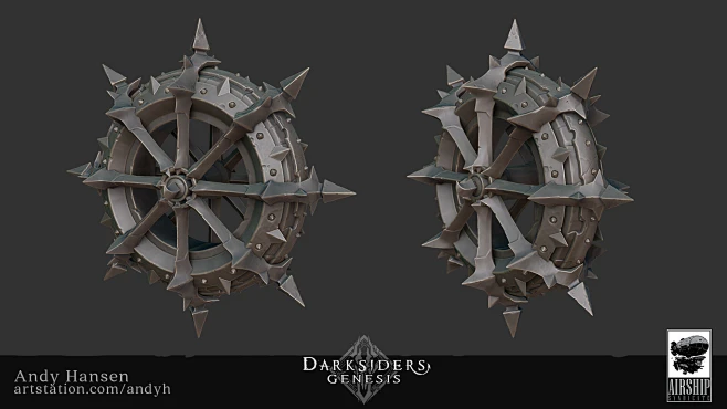Large Hell Gear - Sculpted-花瓣网