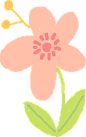 母亲节涂鸦花束素材-花