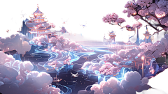 白鹿红莲采集到绘画元素素材