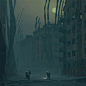 【不定期分享】第93期：瑞士画师 Simon Stålenhag ​​​​的科技文明进军小镇系列作品