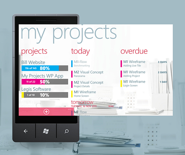 MyProjects WP App on...