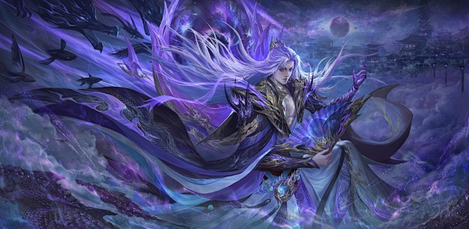 倚星折月*神郭嘉_看图_三国杀皮肤吧_百...