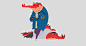 punk mods reptiles rock music characters Poses alligator Style boy