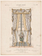Venster met gordijnen （1895 - c. 1910） 作者：Chanat， weduwe Eugène Maincent， Monrocq 和 weduwe Eugène Maincent
