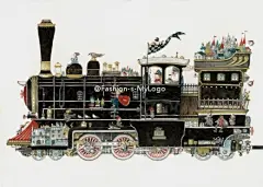 ❀ 火车上的故事 丨来自日本画家Junaida 的插画绘本