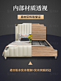床 现代简约实木双人欧式公主床家具1.5米1.8米北欧婚美式轻奢床-tmall.com天猫