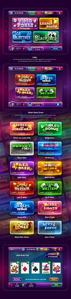 简爱生活采集到slots 游戏风 UI