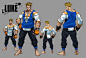 Luke Concept Art from Street Fighter 6