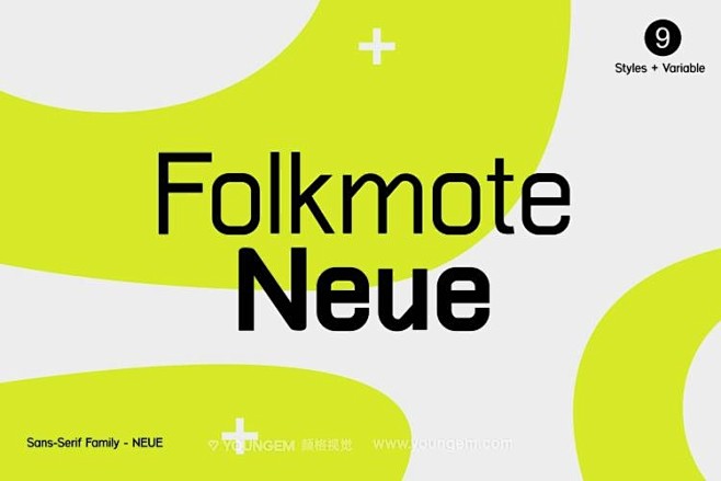 Folkmote现代时尚潮流品牌标识海报...