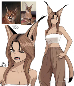 猫の猫采集到喵星人实绘
