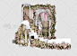 艺间设计-黑龙江齐齐哈尔 欧式花园婚礼设计-婚礼手绘案例-艺间设计作品-喜结网