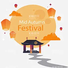 秋节之夜海报  - 源文件下载【酷图网】中秋节,之夜,矢量,中秋,中秋节快乐,中秋之夜,月圆之夜,