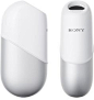 SONY　BeautyExplorer　立体構成が明確で、ボタンに指を添えたときに白と銀の境界線を垂直にするとセンサー部分が正しく向くんですね！こういう意味があるの好きです　http://www.sony.co.jp/SonyInfo/design/works/products/beautyexplorer/