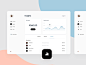 Web Banking app - Insights navigation design graph dashboard experience landing landing page ui interactive clean minimal ux website webapps webapp app web cards card system