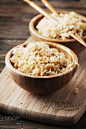 Asian fast food noodle on the wooden table by Oxana Denezhkina on 500px