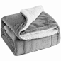 Bedsure Sherpa Blanket Throw Fuzzy Bed Throws Fleece Reversible Blanket for  Sofa | eBay
