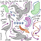 【绘画教程】画师 Mitch Leeuwe 分享的卡通动物轮廓与动势线画法（动物教程） : 超简单的动物教程...