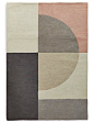 Pure Wool Colour Block Rug