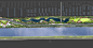 带状公园总平面图psd高清滨水河岸景观概念设计方案
