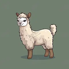 可爱羊驼矢量卡通画儿童插画 【酷图网】可爱,羊驼,宠物,家畜,保护动物,动物,插画,儿童插画,矢量,儿童画,北欧风,简笔画,卡通,设计,EPS