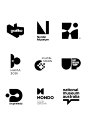 54个创意图形logo设计