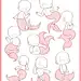 绘画模板 动态参考 q版