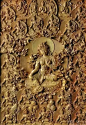 精致的藏传佛教木雕唐卡艺术