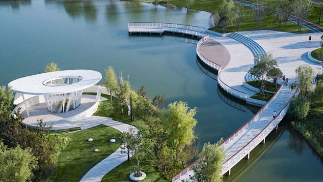 周口万达芙蓉湖生态城市公园，河南 / 林...