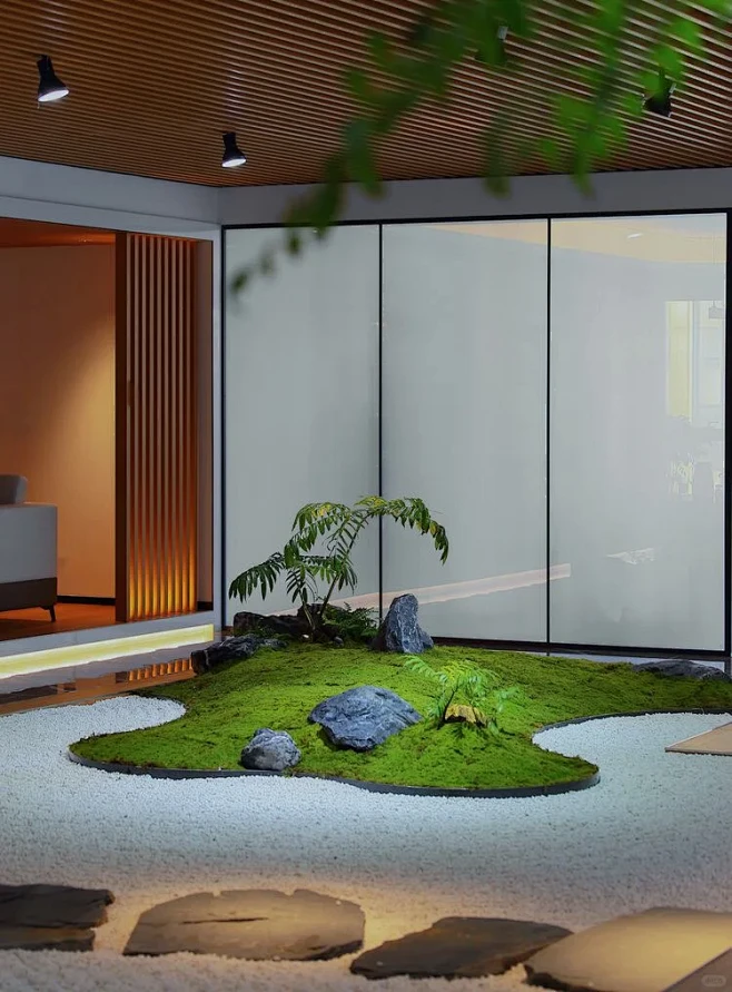 枯山水、室内造景、简约花园合集大赏-花瓣网