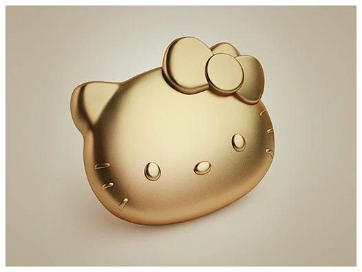 纯金版Hello Kitty | LOVEUI-花瓣网