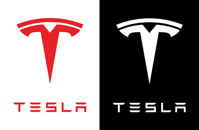 Tesla 标志 - 标志 - sket...