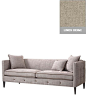 Custom Sinclair Tufted Sofa - 32"H X86"W, Beige traditional-sofas