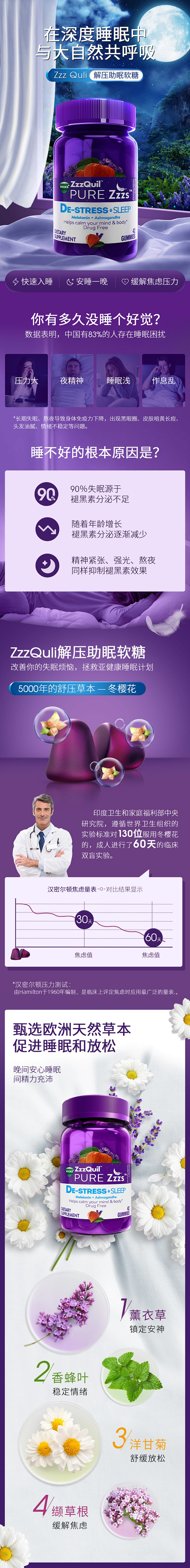 电商-宝洁褪黑素详情页详情页设计