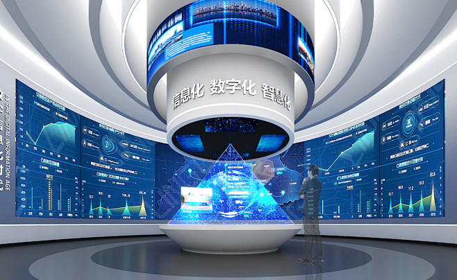 中铁智慧城市展厅_智慧城市馆/规划馆_工...