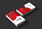名片 红色名片 红黑名片 个性名片 模板 设计 平面设计 版式 LOGO 公司 企业 