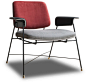 Bauhaus Special Edition Sessel von Baxter : Versandkostenfrei bestellen: Sehr markanter Sessel mit Stahlrohrgestell. Sitz, Rücken und Armauflagen gepolstert. Bezug Leder, Sitzfläche mit Print-Textur.