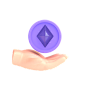 Ethereum Coin 3D