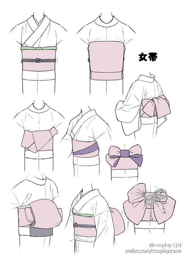 #和服#至今在迷茫和服画法的来看，cos...