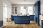 apartment blue bluekitchen Interior kitchen kitchen design modern interior neoclassic кухня современный интерьер