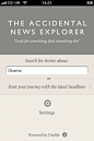 #Accidental News Explorer# #iPhone# 