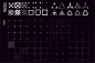 未来HUD赛博朋克机能科技对话框潮流风机能元素图形设计素材 CyberPunk UI Set