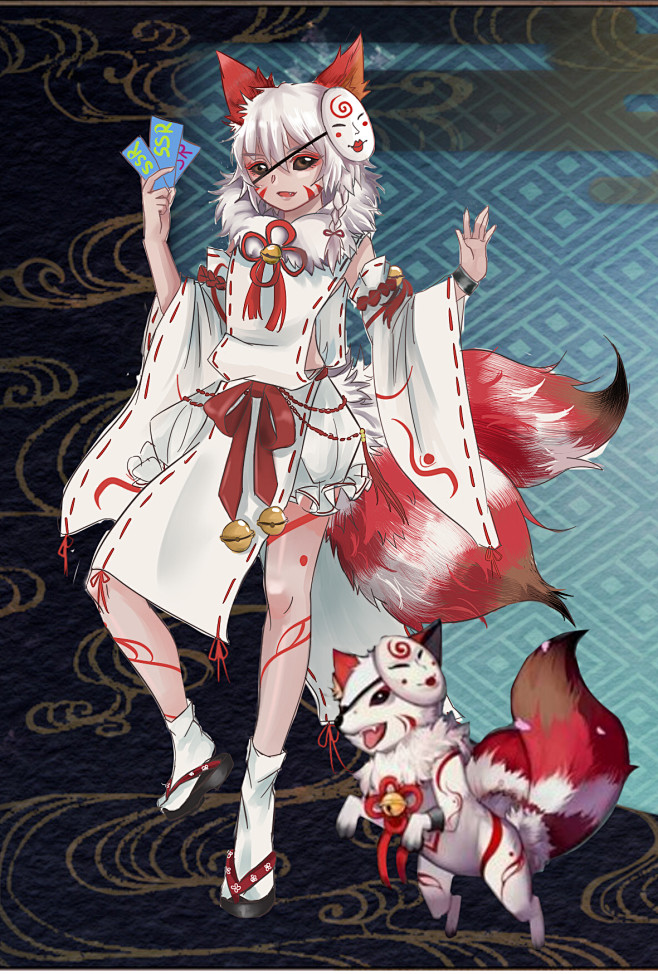 阴阳师小白拟人