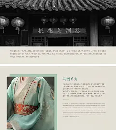 果酒包装桃花 青梅 荔枝 柑橘插画海报合集 (2)