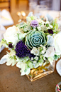 floral & succulent centerpieces: 