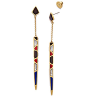 STONE INLAY EARRING