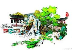 苏州园林钢笔画 #苏州旅游# #钢笔画# #苏州# @苏州发布 @苏州市旅游局 @苏州12345 @苏州文化艺术中心 @美术图录 @手绘工厂 @手绘工场