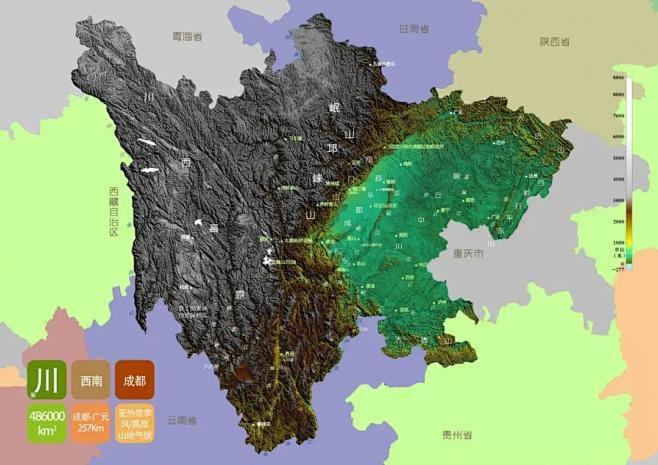 全国各省3D地形图详解-今日头条